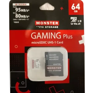 MONSTER GAMING Plus 64GB SD CARD | Aw Service Solution